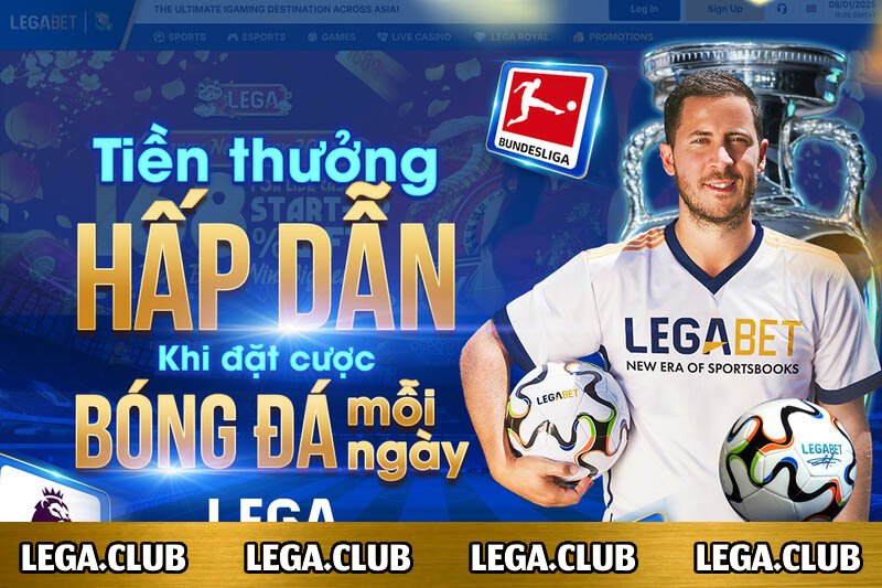 Eden Hazard - Đại sứ LEGABET